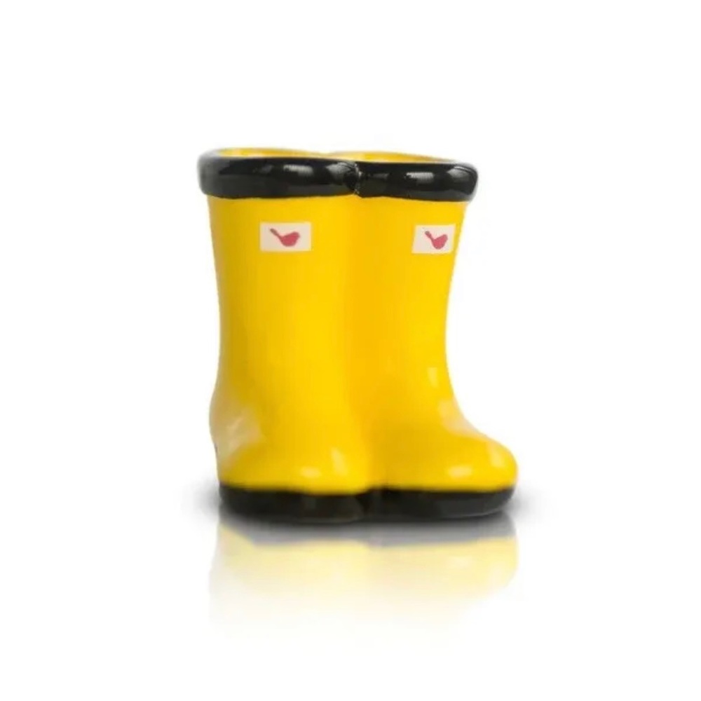 Nora Fleming St. Jude’s Jumpin Puddles Yellow Rainboots  “Very Limited” …